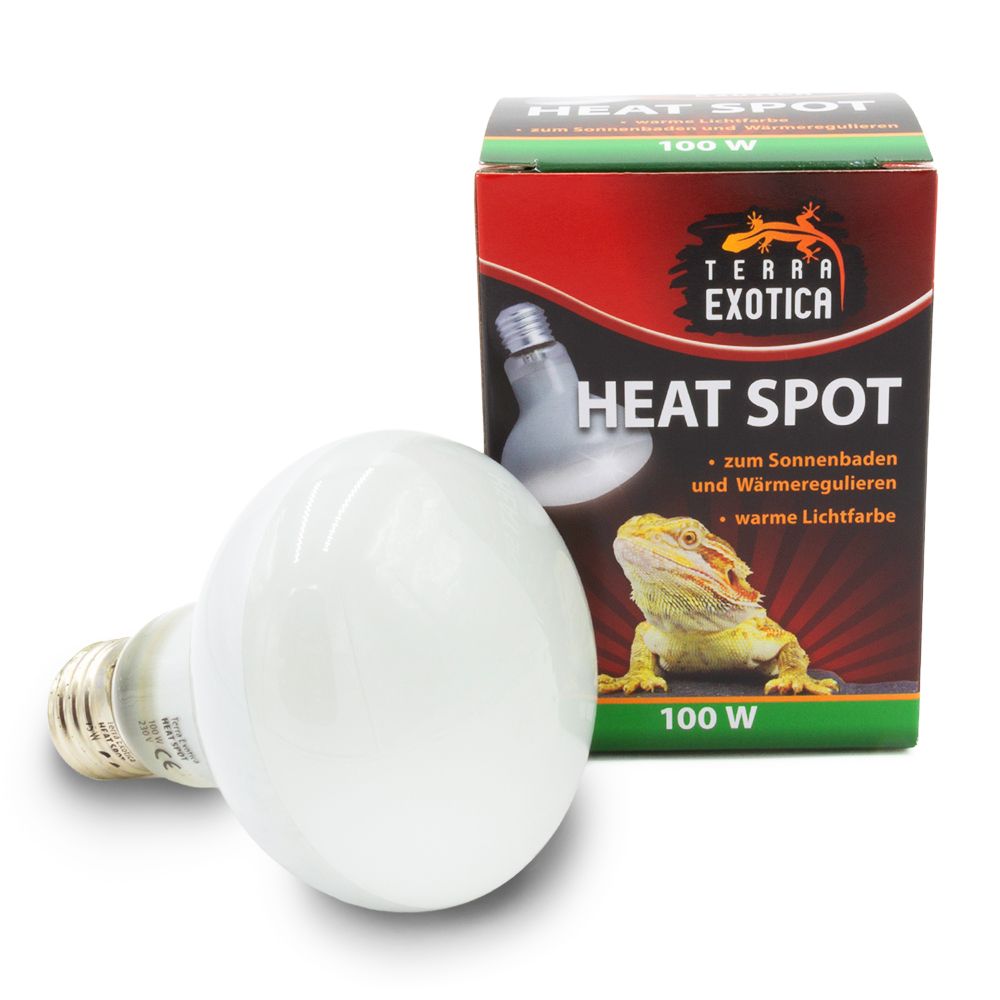 Heat Spot 100W 10er Pack Terrarium Wärmelampe Reflektorstrahler E27 Sonnenplatz