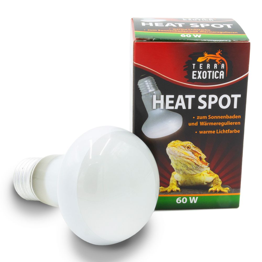 Heat Spot 60W 10er Pack Terrarium Wärmelampe Reflektorstrahler E27 Sonnenplatz