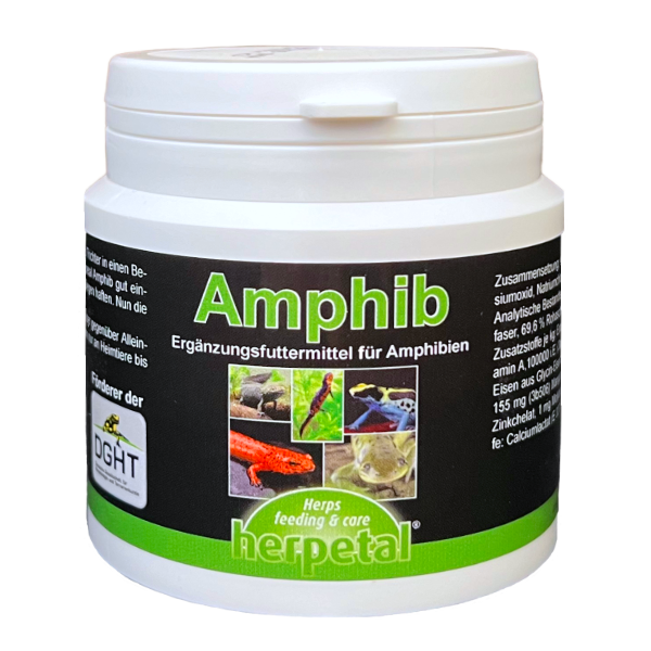 Herpetal Amphib 100g Ergänzungsfutter Amphibien Vitamin Mineral Bestäubung