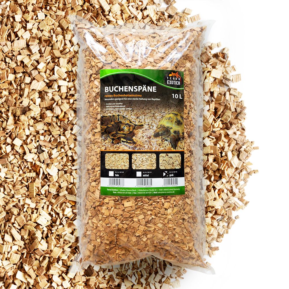 Buchenspäne - 10 Liter - Grob