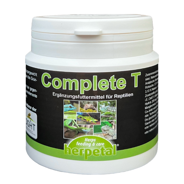 Herpetal Complete T 100g Vitamin Mineral Ergänzungsfutter Reptilien gegen Mangel