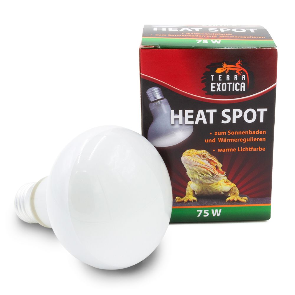 Heat Spot 75W 10er Pack Terrarium Wärmelampe Reflektorstrahler E27 Sonnenplatz